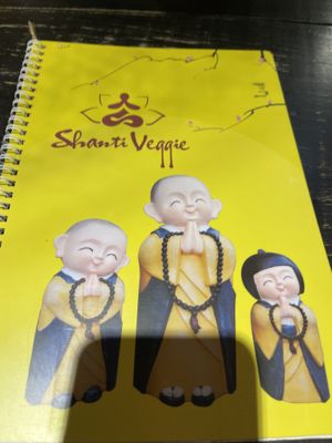 Menu   at Shanti Veggie in Ho Chi Minh City