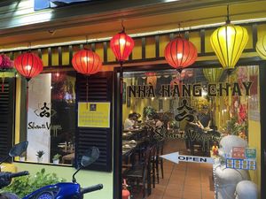 The restaurant   at Shanti Veggie in Ho Chi Minh City