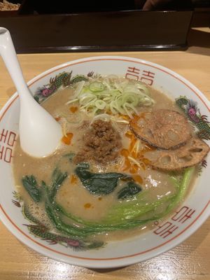 Vegan ramen  at Marutan Ramenまるたん - Nanokawa in Fukuoka