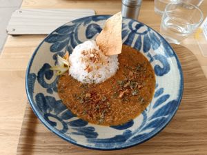 Vegan curry at Museum Cafe - Okinawa Prefectural Museum in Naha