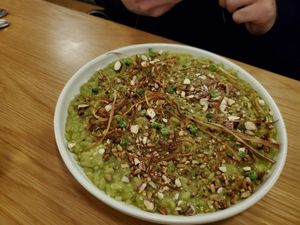 Risotto+pesto at Conceria in Montreal