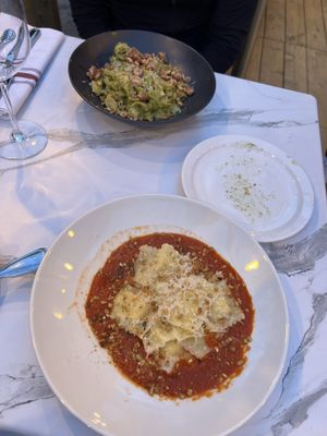 Tagliatelle and ravioli   at Conceria in Montreal