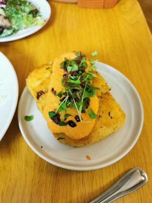 Focaccia at Conceria in Montreal