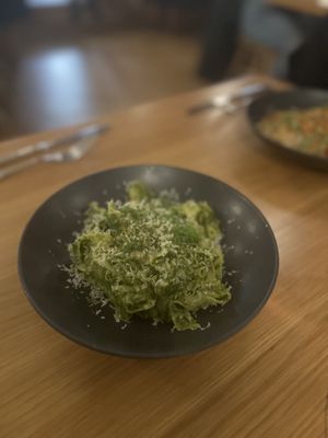 Pappardelle con Pesto d’Aneto  at Conceria in Montreal