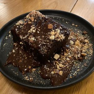 Brownie at Conceria in Montreal