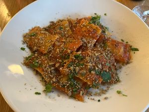 Ravioli al Pomodoro  at Conceria in Montreal