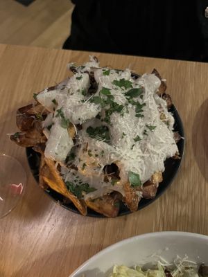 Truffle friess  at Conceria in Montreal