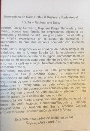   at Rada Arepa Heidelberg in Heidelberg