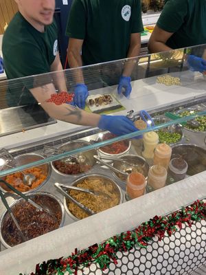 Sushi roll being built!  at SushiDog - Soho in London