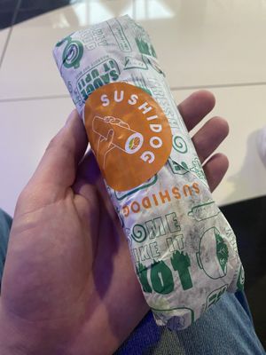 Sushi roll  at SushiDog - Westfield in West London