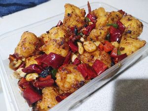 Spicy Szechuan chk'n at Vegify in Knoxfield