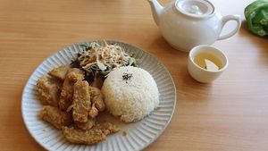 Lemon chicken so delicious at Vegify in Knoxfield