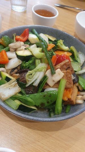Veggies and tofu at Vegify in Knoxfield