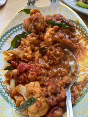 Chick pea and cauliflower curry  at Vegify in Knoxfield