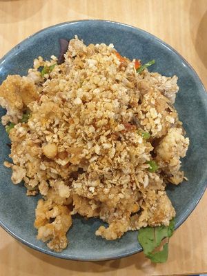 S+P mushrooms $21.50: nice but some pieces were more fried batter than mushroom at Vegify in Knoxfield