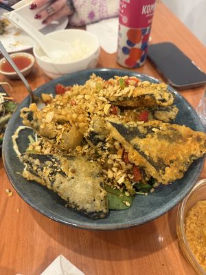 Salt and pepper fish   at Vegify in Knoxfield