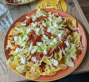 Nacho de luxe at Taco Bar in Karlstad
