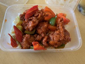 Sweet and sour pork rice   at Jia Jia Vegetarian 佳佳素食 - Jurong West in West Singapore