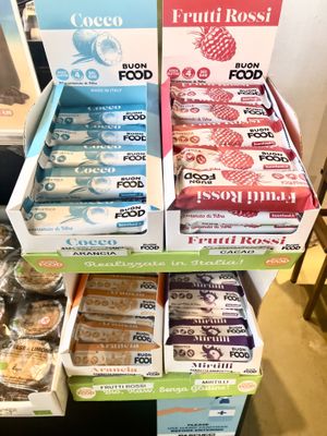 Vegan bars  at Caffè Pascucci in Milan