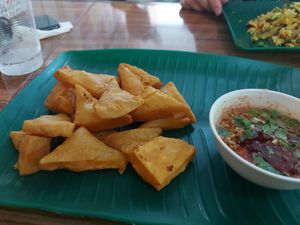Chickpea tofu at Pa Yod Shan Vegetarian Cafe in Chiang Mai