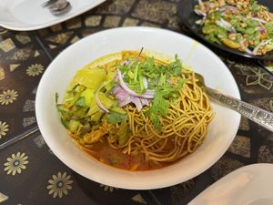 Khao Soi  at Pa Yod Shan Vegetarian Cafe in Chiang Mai