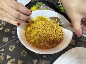 Khao Soi  at Pa Yod Shan Vegetarian Cafe in Chiang Mai