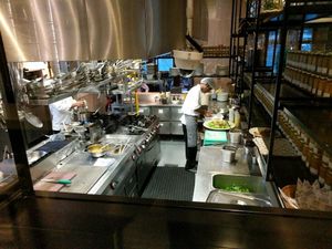 clean kitchen  at Baker and Spice in Dubai