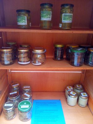 Different vegan cookies at Kiosque de la Châtaigneraie in Saint Gingolph