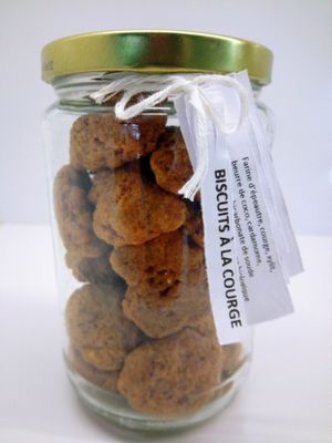 Biscuit à la courge bio & vegane at Kiosque de la Châtaigneraie in Saint Gingolph