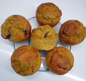 Muffins protéines bio & vegan at Kiosque de la Châtaigneraie in Saint Gingolph