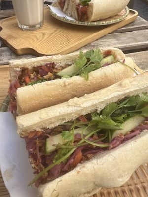 Vegan bahn mi  at Ca Phe S - Vietnamese Coffee in Marseille