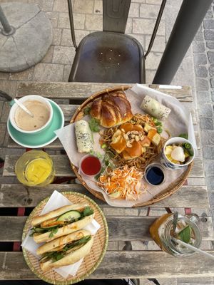 vegan brunch and bahn mi  at Ca Phe S - Vietnamese Coffee in Marseille