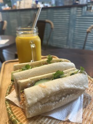 Vegan banh mi  at Ca Phe S - Vietnamese Coffee in Marseille