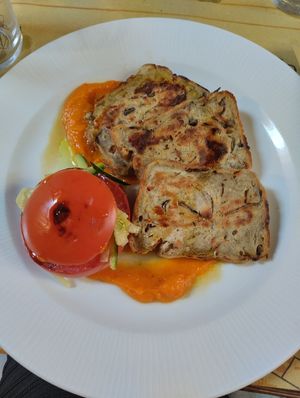 Seitan at La Frasca al Vicolo in Bologna