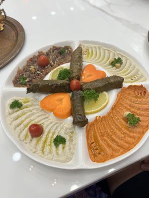 Mixed appetiser   at Damascus BBQ in Kuala Lumpur
