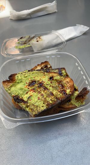 avocado toast. They also have great coffee!! i got a latte but forgot to take a picture of it.   at Twisted Tree Cafe in Lincoln