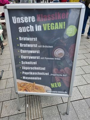 Vegane Gerichte at Curry am Büchel in Neuss