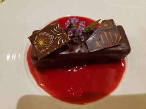 Chocolate crunch bar at Crossroads Kitchen in Las Vegas