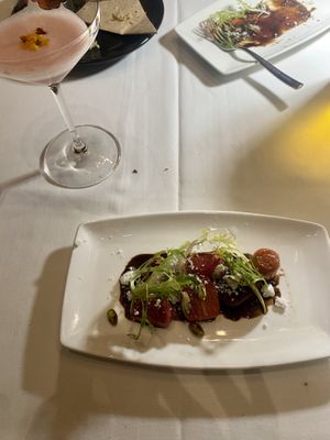 Delicious beat salad, rich and fresh with flavor  at Crossroads Kitchen in Las Vegas