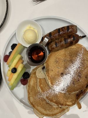 blueberry pancakes  at Crossroads Kitchen in Las Vegas