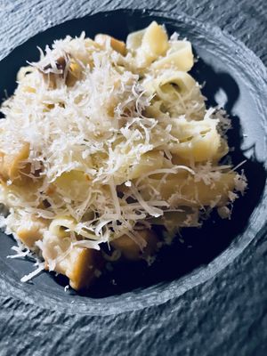 Scallop fettuccine yum!  at Crossroads Kitchen in Las Vegas