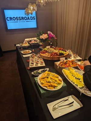 Cold side of buffet at Crossroads Kitchen in Las Vegas