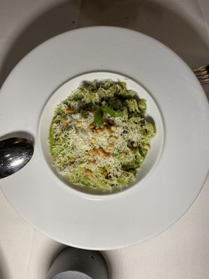 Pesto fusilli  at Crossroads Kitchen in Las Vegas
