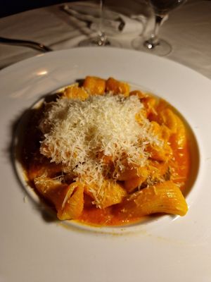 Rigatoni at Crossroads Kitchen in Las Vegas