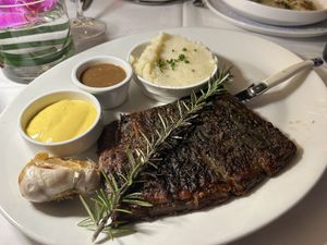 Eggplant steak  at Crossroads Kitchen in Las Vegas