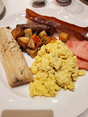 Vegan Brunch Buffet - you can't go wrong at Crossroads! #Veganuary at Crossroads Kitchen in Las Vegas
