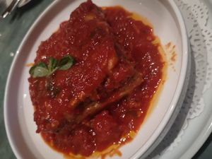 Lasagne at Crossroads Kitchen in Las Vegas