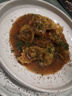 Ravioli at Crossroads Kitchen in Las Vegas