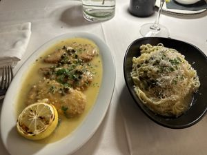 Scaloppini picatta  at Crossroads Kitchen in Las Vegas