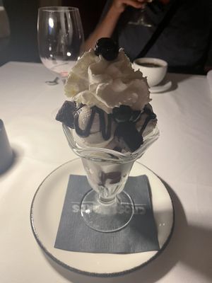 Sundae  at Crossroads Kitchen in Las Vegas